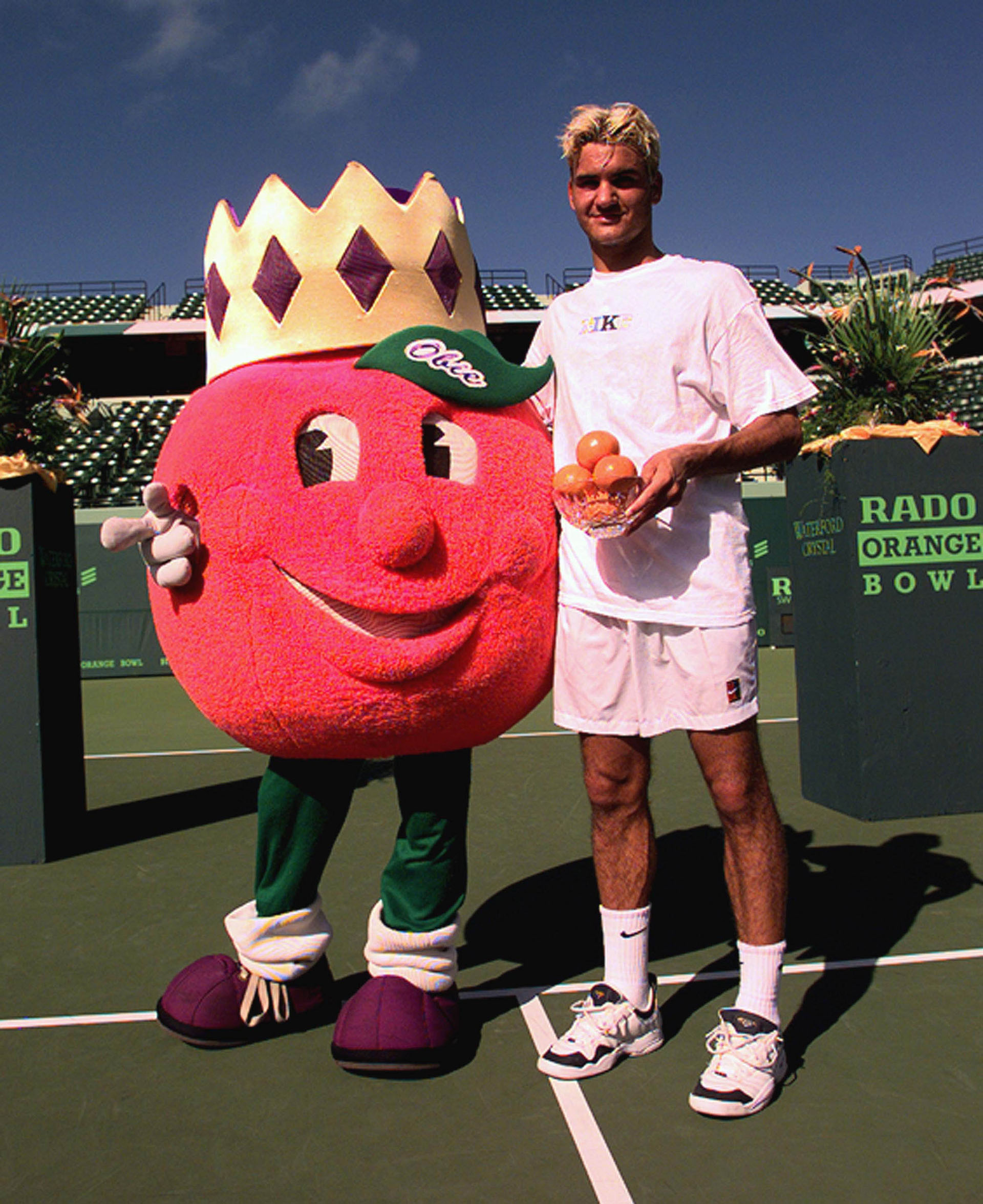Roger Federer en 1998 después de ganar uno de los títulos juveniles más importantes (Foto: Getty Images)