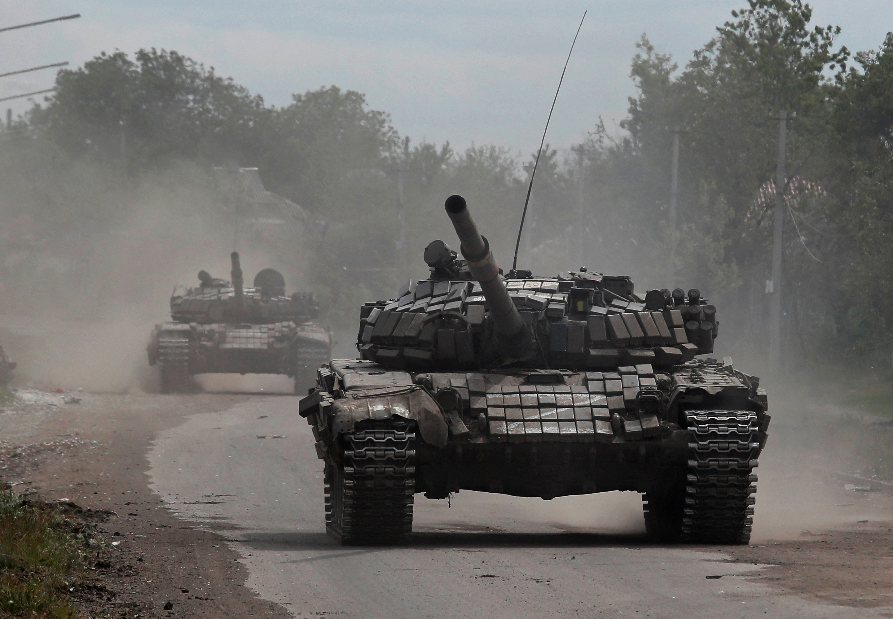 Tropas prorusas en Luhansk (Reuters)