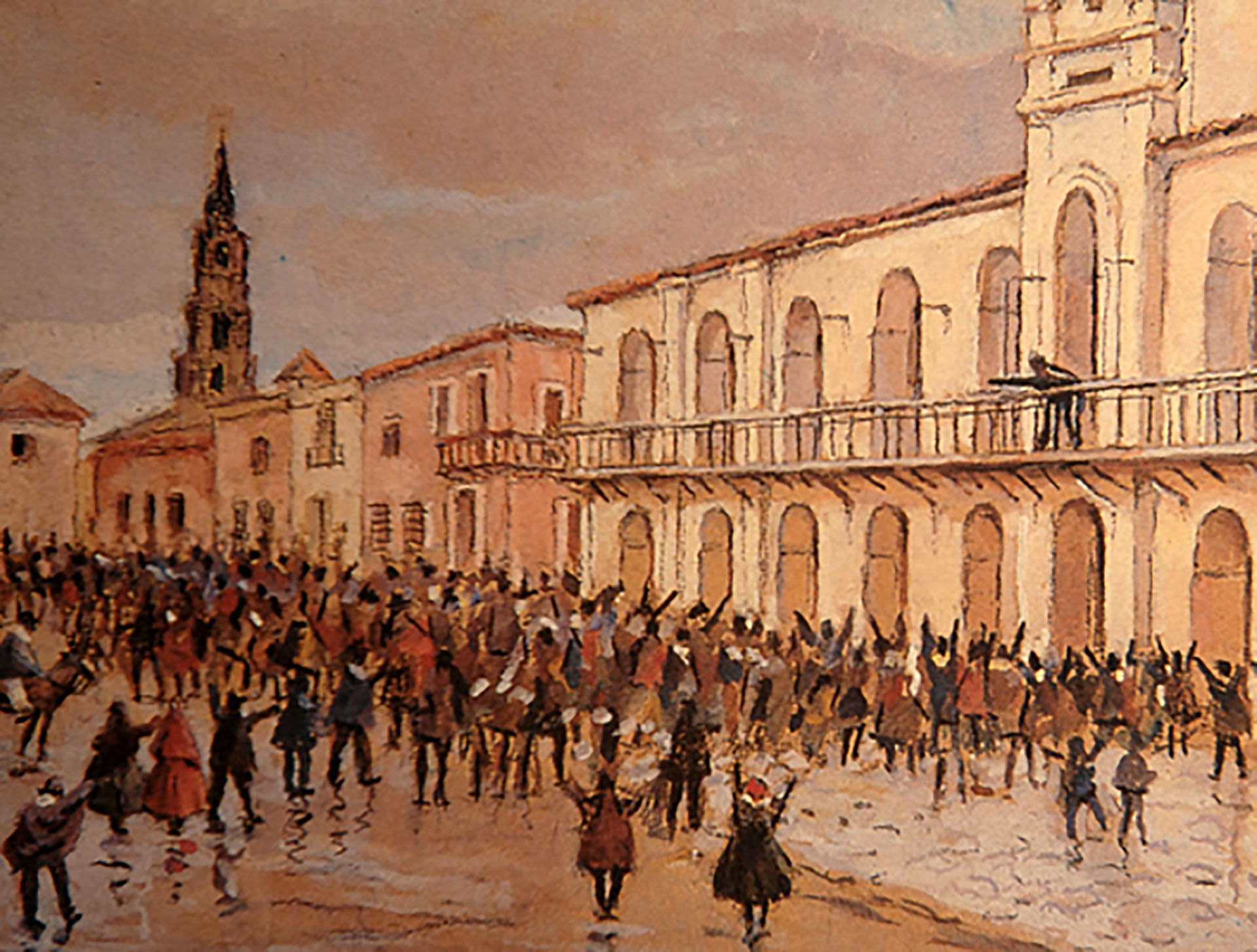 Juan Larrea no participó del cabildo abierto del 22 de mayo de 1810. Fue convocado a la Junta por su posición en la sociedad rioplatense, donde era un próspero comerciante