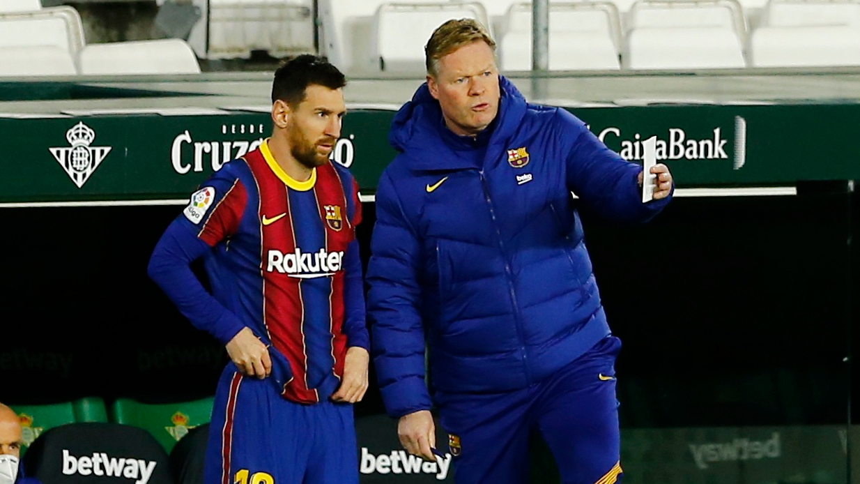 La dirigencia del Barcelona busca un nuevo delantero para complacer a Koeman y seducir a Lionel Messi (REUTERS/Marcelo Del Pozo)