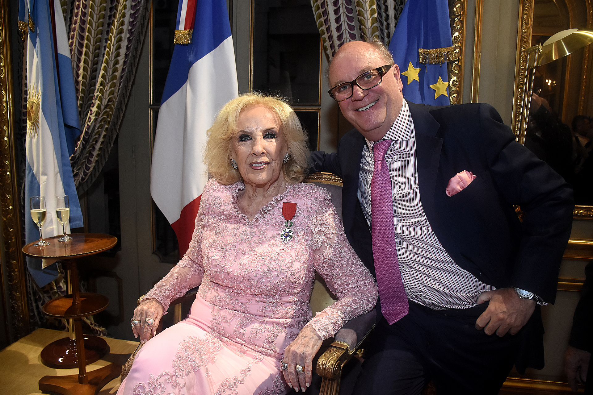 Mirtha Legrand y Martín Cabrales 