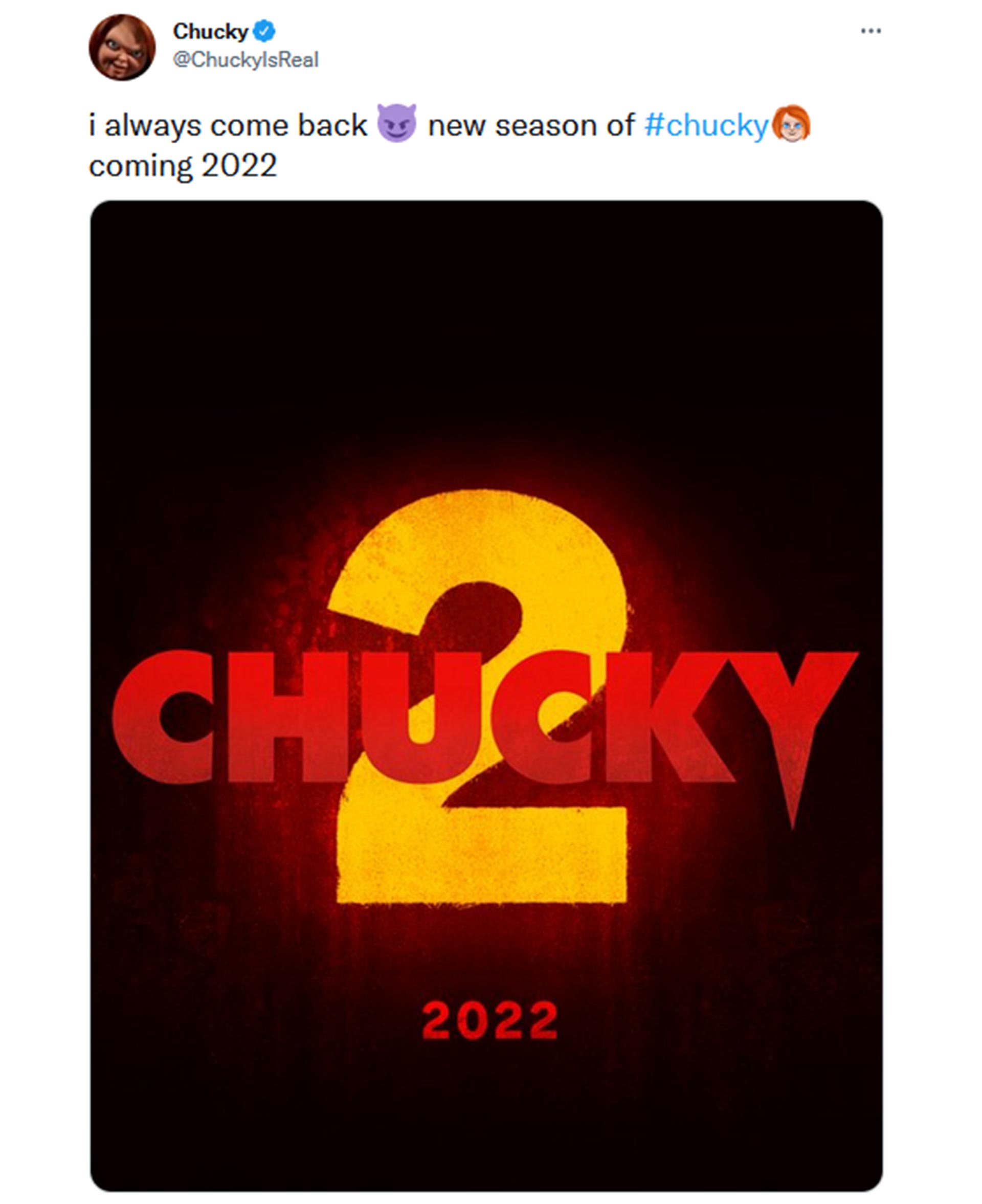 Chucky”, renovada para una segunda temporada - Infobae