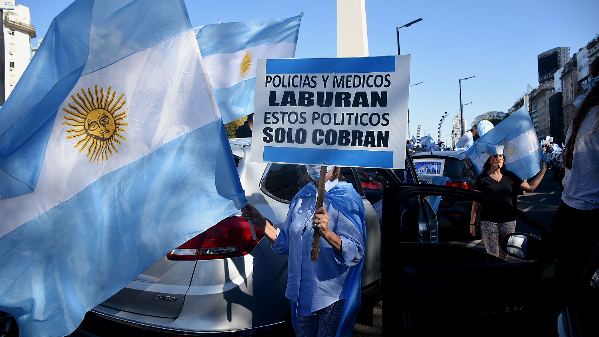 Las otras manifestaciones fueron el 20 de junio, el 9 de julio, el 1°, 17 y el 26 de agosto y el 13 y el 19 de septiembre
