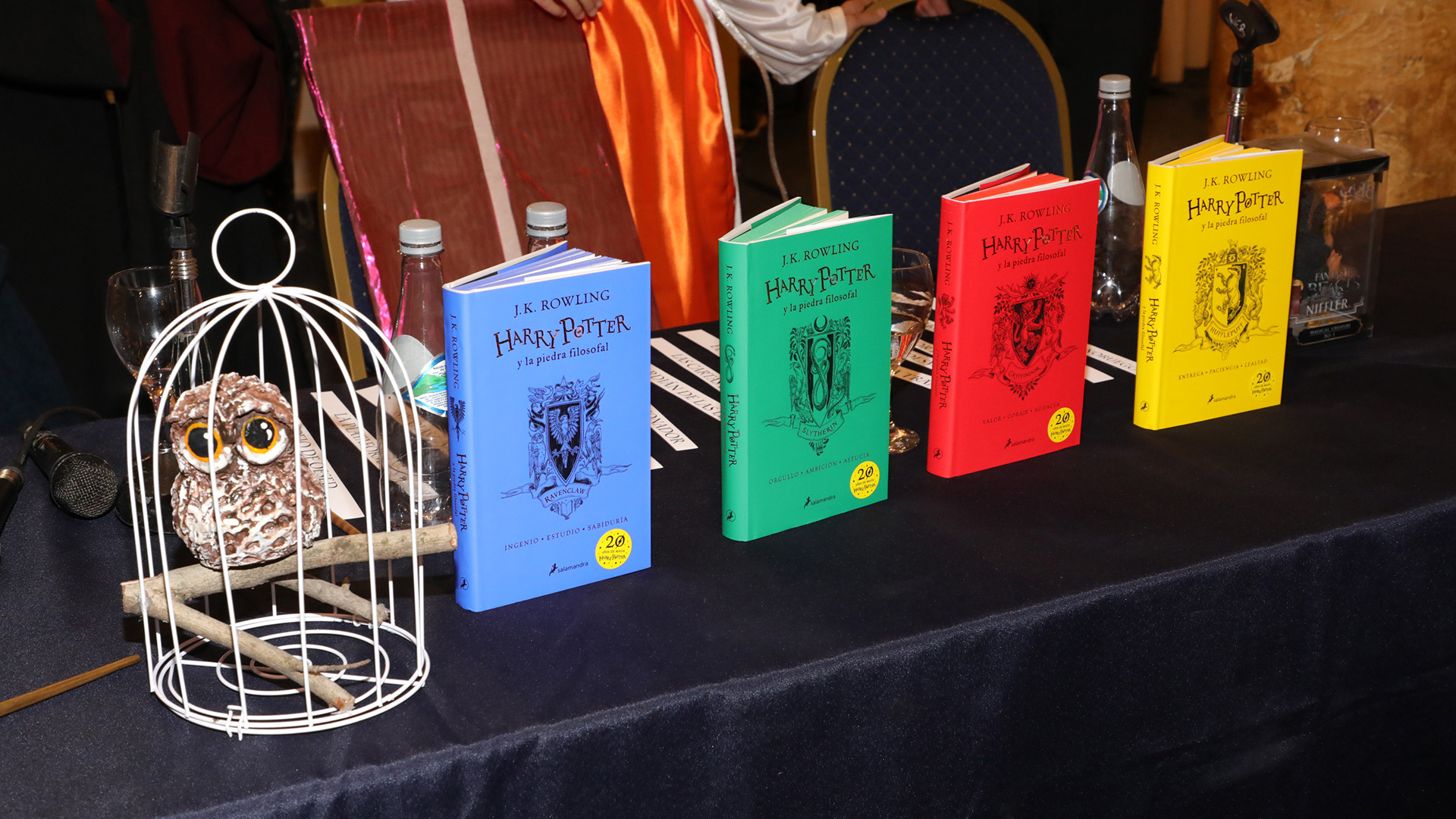Libros de Harry Potter en una librería de Buenos Aires