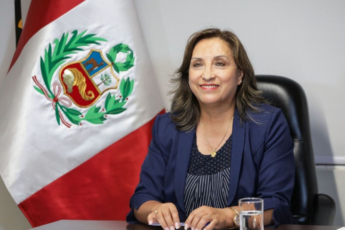 Dina Boluarte rechazó haber infringido la Constitución. Foto: Andina.