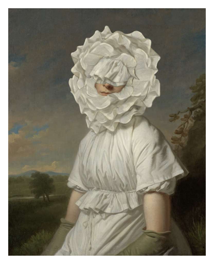 "Hidden Hodges II", creación de Volker Hermes a partir del "Retrato de Emma Jane Hodges" de Charles Howard Hodges, c. 1810. Rijksmuseum