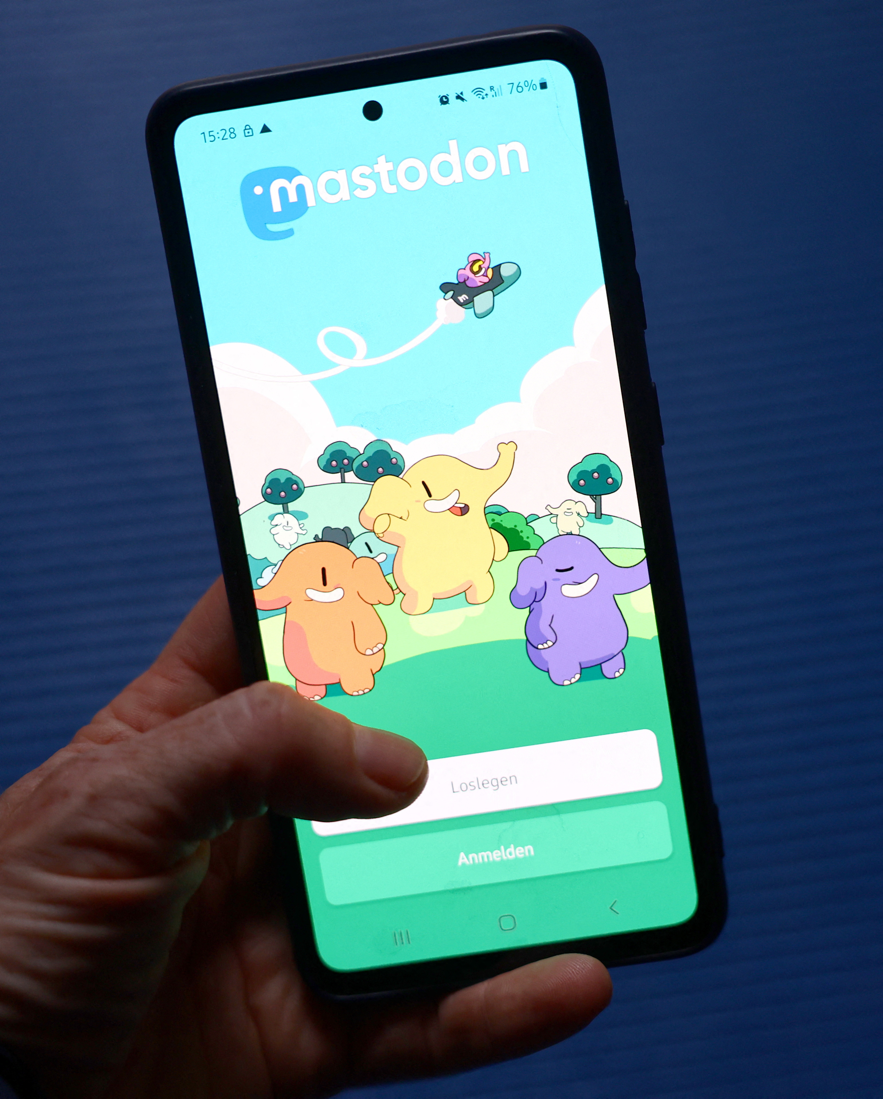El inicio de la app Mastodon (Reuters)