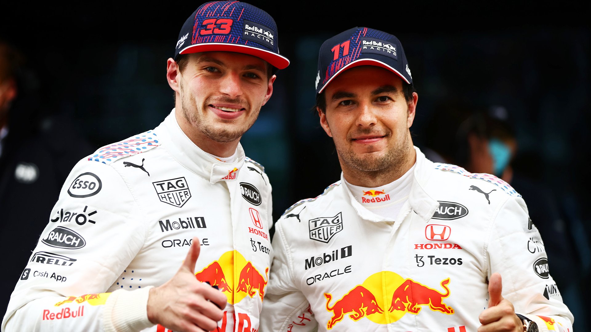 Los dos pilotos de Red Bull Racing, Max Verstappen y Sergio Pérez, han conformado una mancuerna que avecina éxitos  (Foto: Twitter @redbullracing)