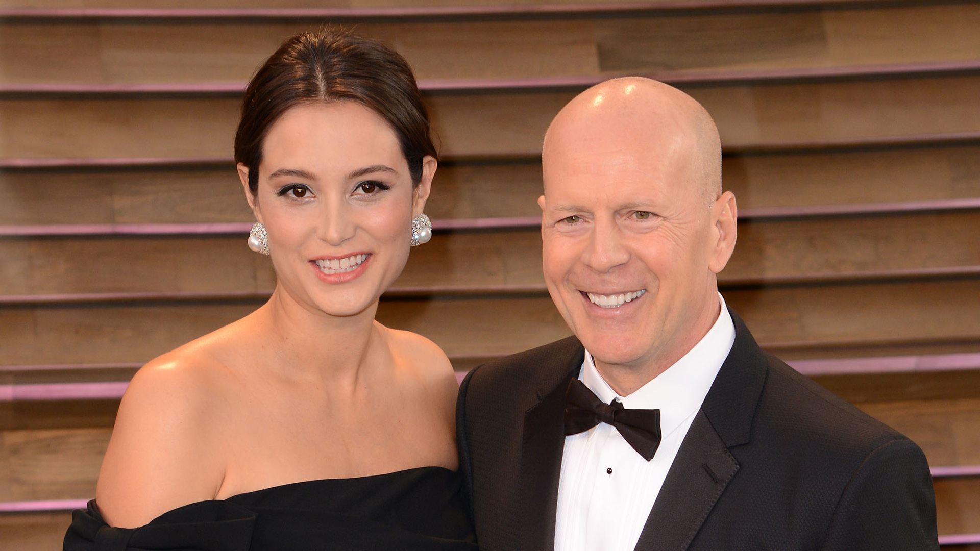 Bruce Willis y su esposa Emma Heming. (Getty Images)