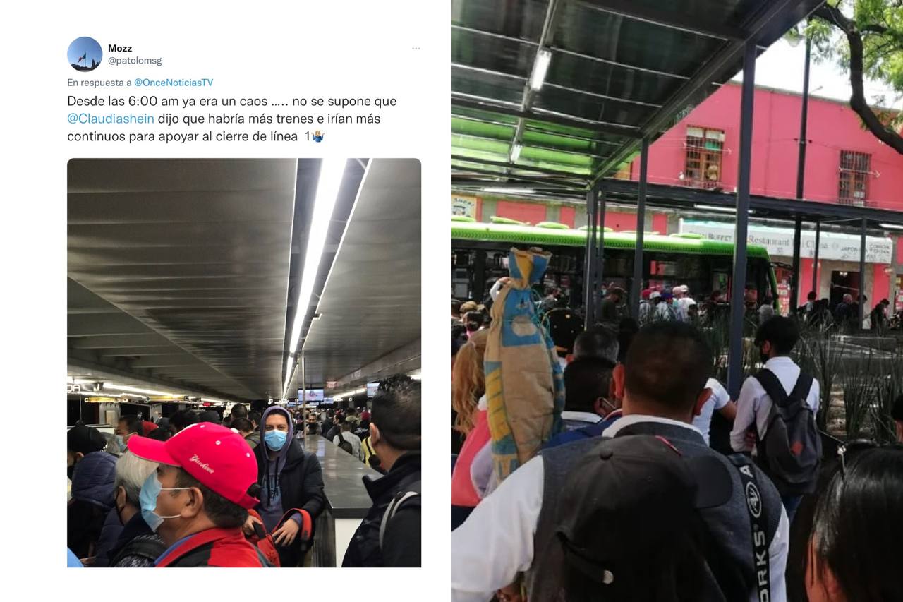 Retrasos Y Aglomeraciones Tras El Primer Día De Cierre De La Línea 1 Del Metro De La Cdmx Infobae