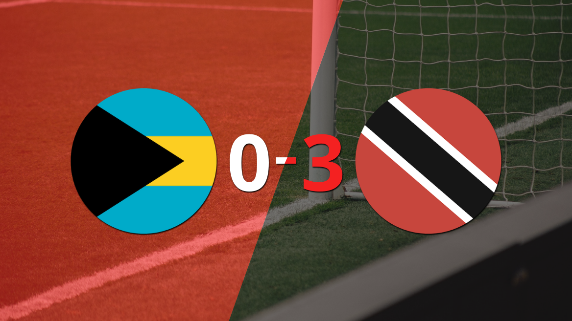 Trinidad ganó y goleó en su visita a Bahamas