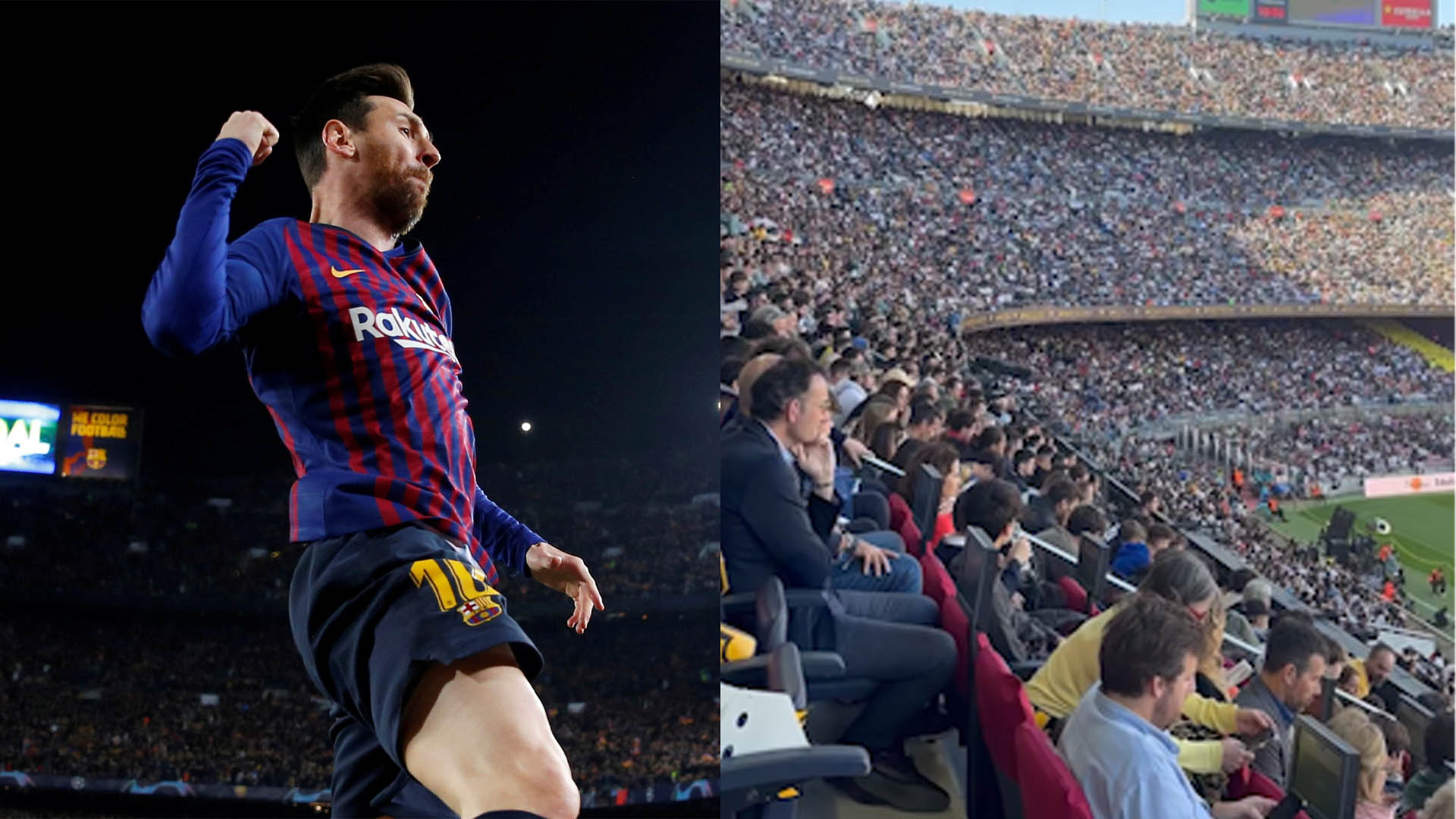 El contundente gesto de un Camp Nou repleto mientras Lionel Messi define si vuelve al Barcelona o sigue en el PSG
