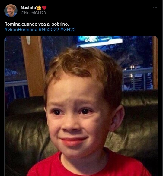 Las reacciones en Redes tras la entrada del sobrino de Romina