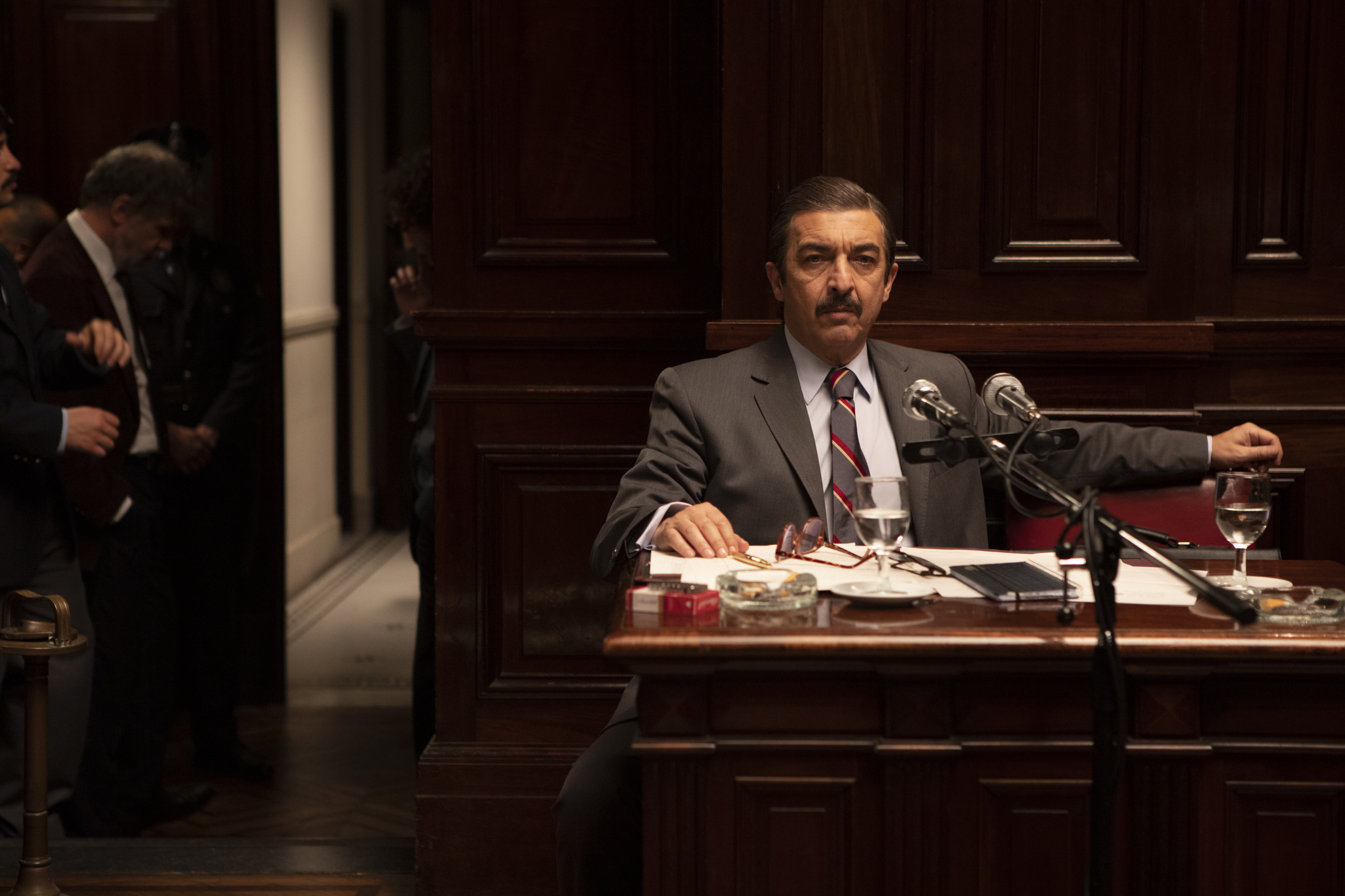 Ricardo Darin portrays prosecutor Julio César Strassera, who is responsible for investigating and prosecuting the nine commanders of the military juntas that ruled Argentina between 1976 and 1983