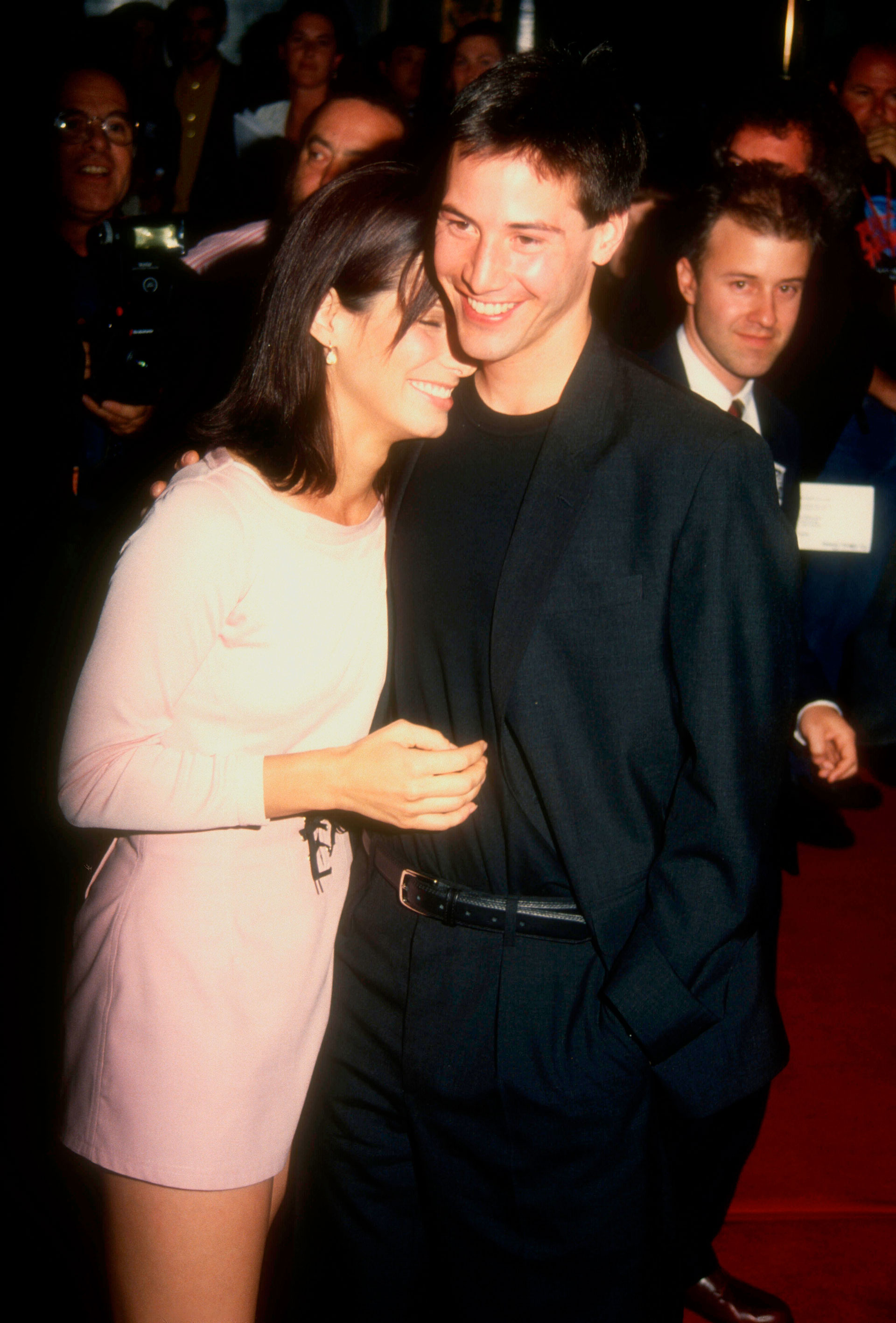 Sandra Bullock y Keanu Reeves en la premiere de "Speed" en 1994 (Grosby Group)