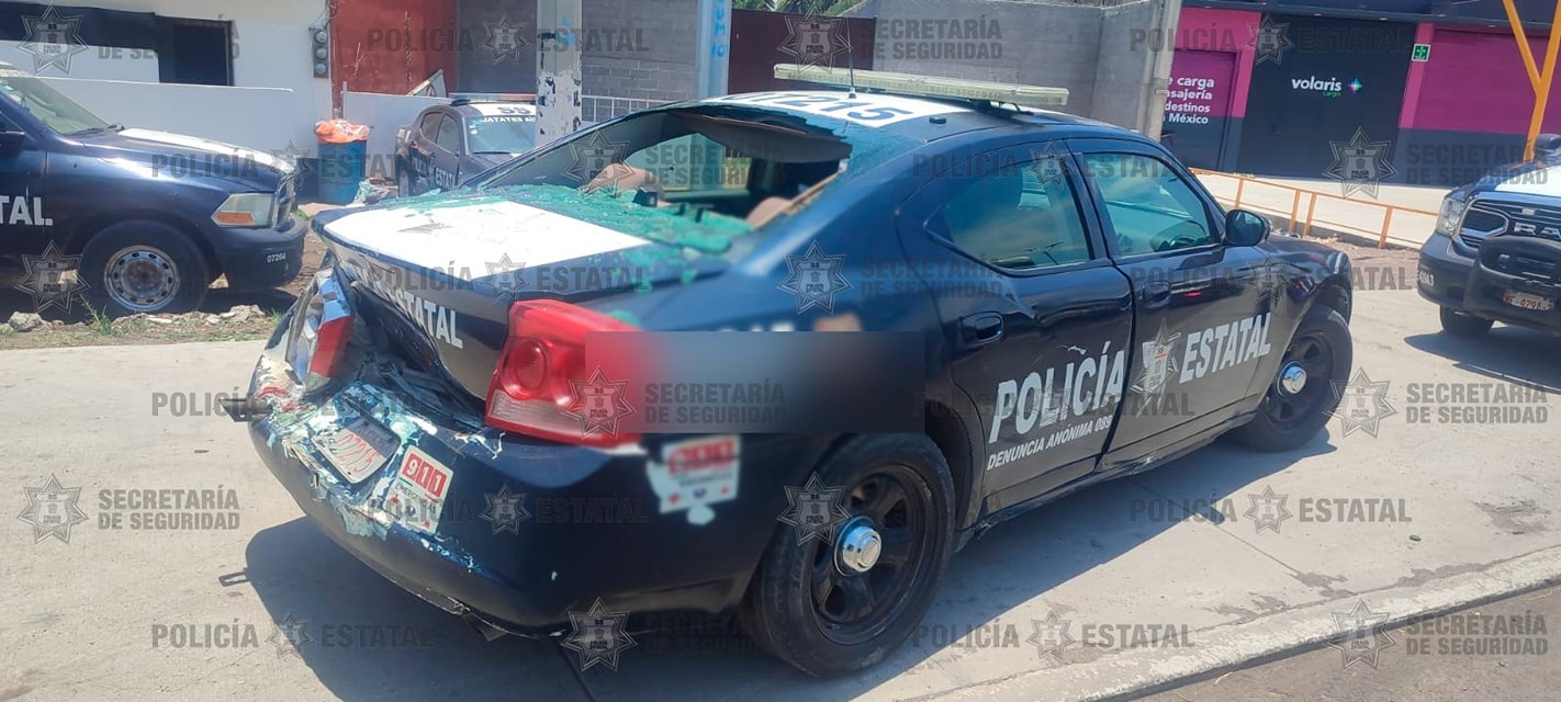 Tras robo de camioneta, un delincuente quedó herido de bala en Ecatepec