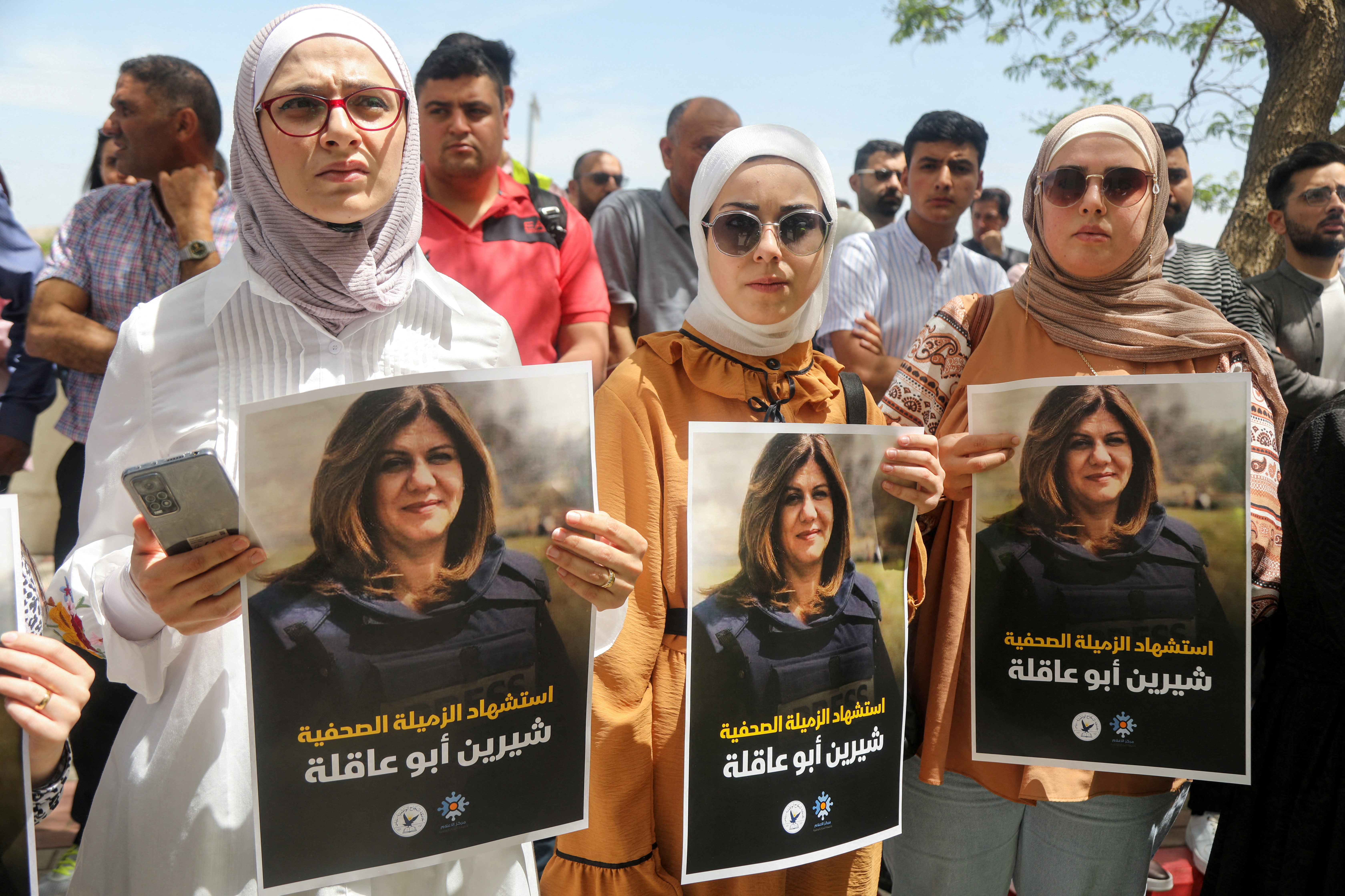 Protesta tras la muerte de la periodista (Reuters)