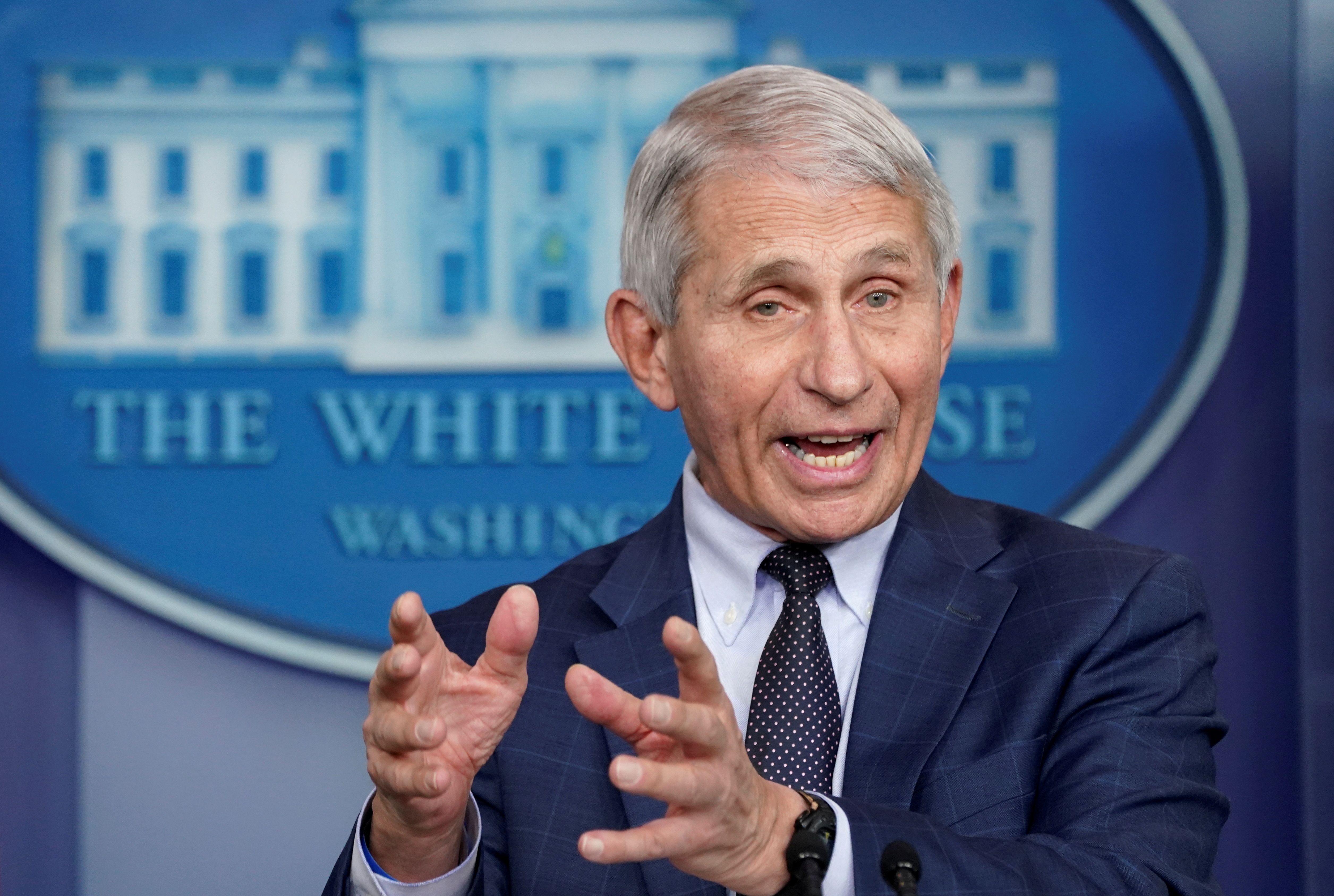Anthony Fauci. REUTERS/Kevin Lamarque/File Photo