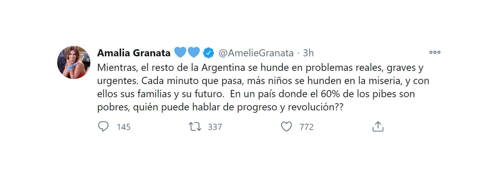El descargo de Amalia Granata tras la legalización del aborto