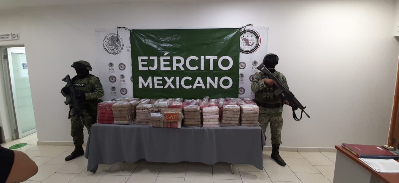 Decomisaron 270 kilos de cocaína en Nuevo León tras cateo en narcobodega 