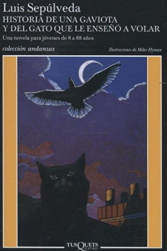 Portada del libro "Historia de una gaviota y del gato que le enseñó a volar", de Luis Sepúlveda. Cortesía: Planeta de Libros.