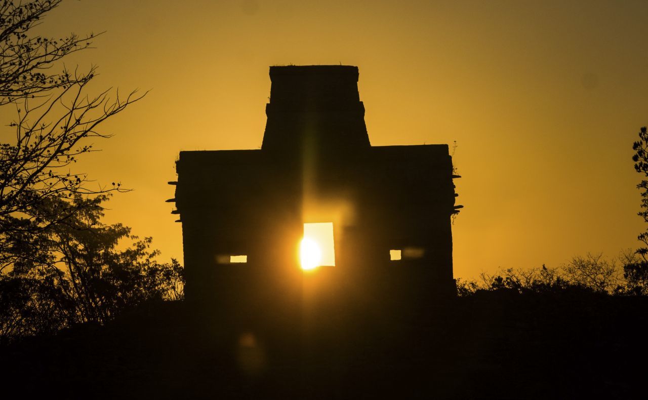 El 20 y 21 de marzo los visitantes podrán apreciar el paso del Sol por el Templo de las Siete Muñecas.
(Cuartoscuro)