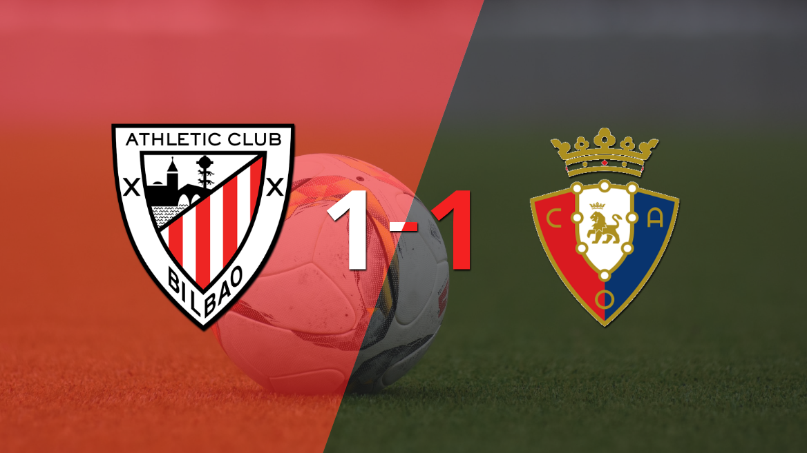 Osasuna llegó a la final al empatar contra Athletic Bilbao