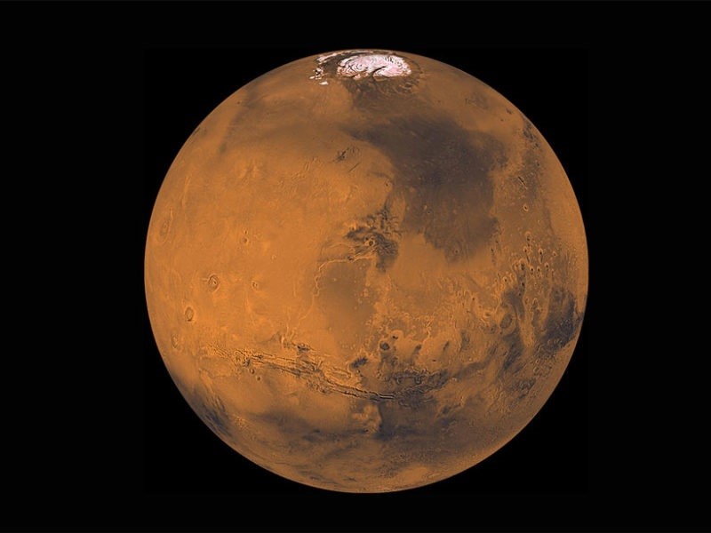 Marte es el planeta rocoso más parecido a la Tierra del Sistema Solar y el único donde el hombre podría visitarlo - NASA/JPL/USGS
