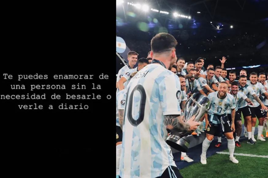 La declaración de amor de Papu Gómez a Lionel Messi (Instagram)