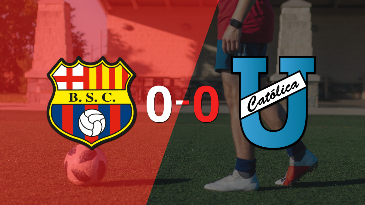 Cero a cero terminó el partido entre Barcelona y U. Católica (E)