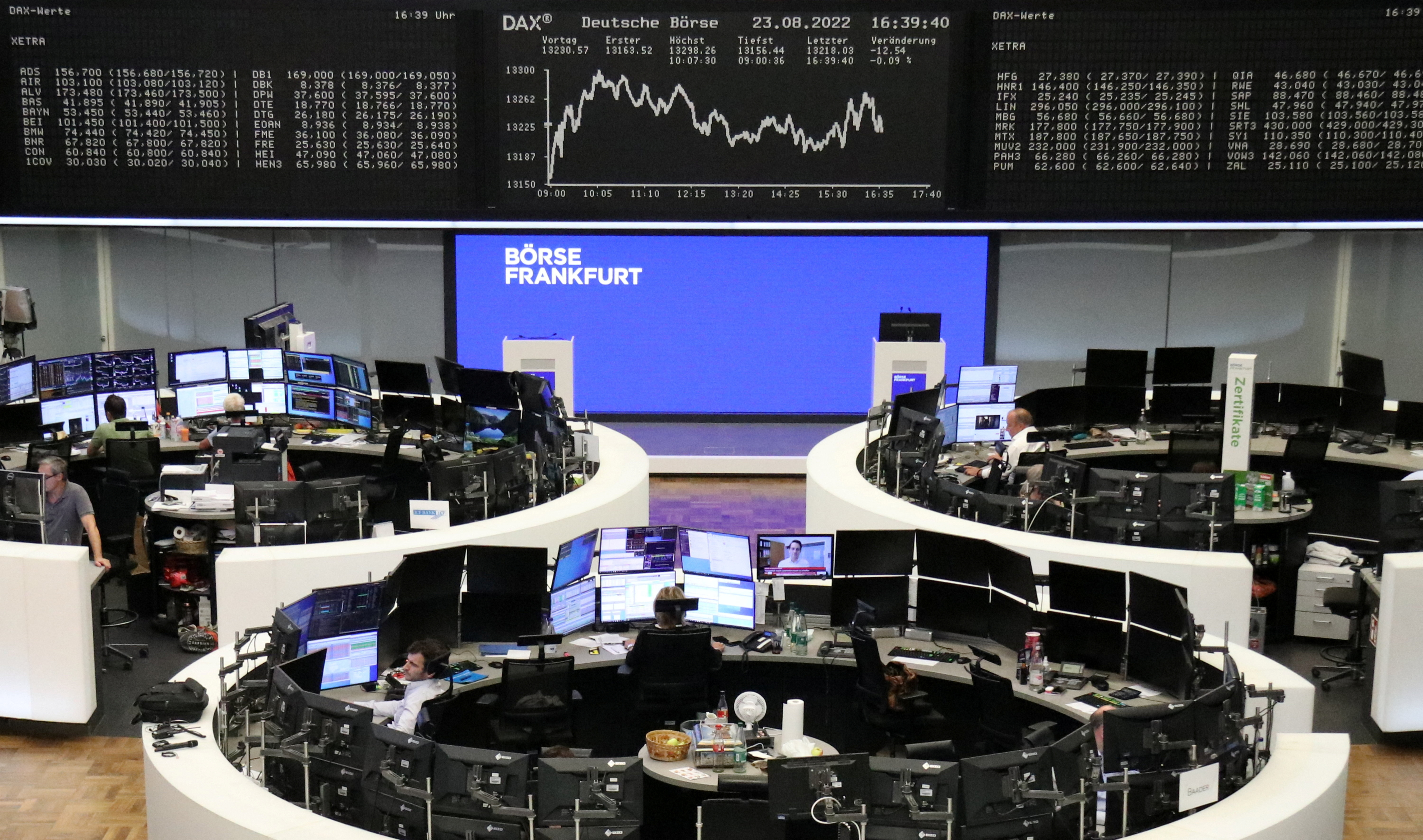 La Bolsa de Valores de Frankfurt (REUTERS)