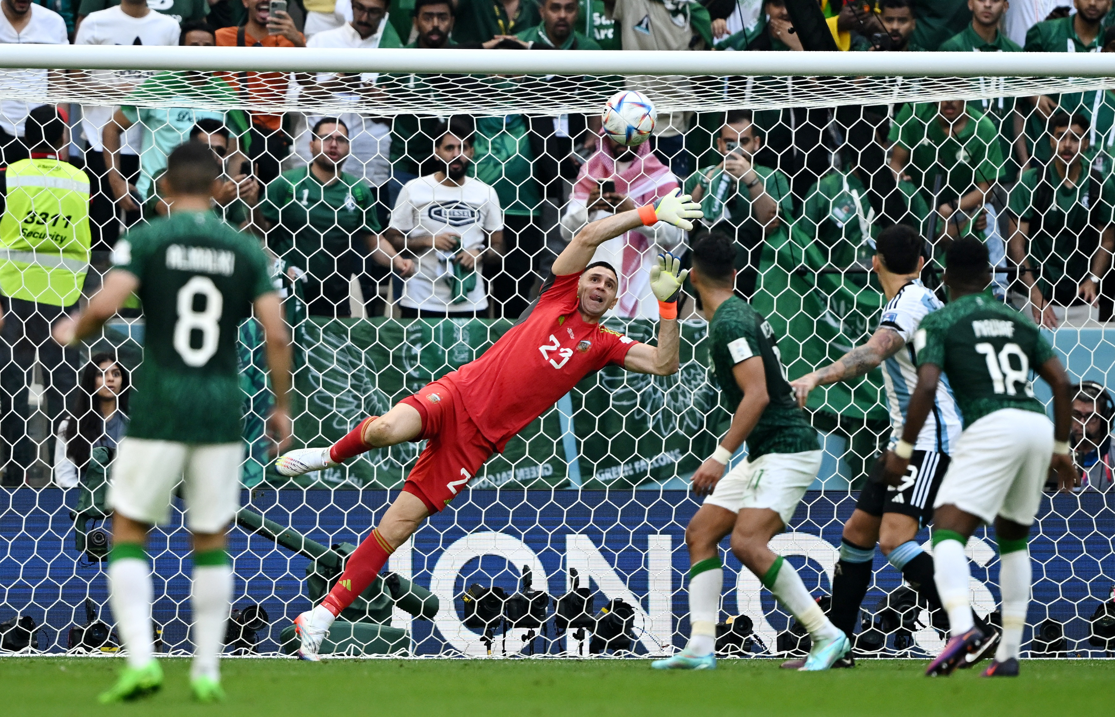 Salem Al-Dawsari marcó el segundo gol de Arabia Saudita (REUTERS/Dylan Martinez)