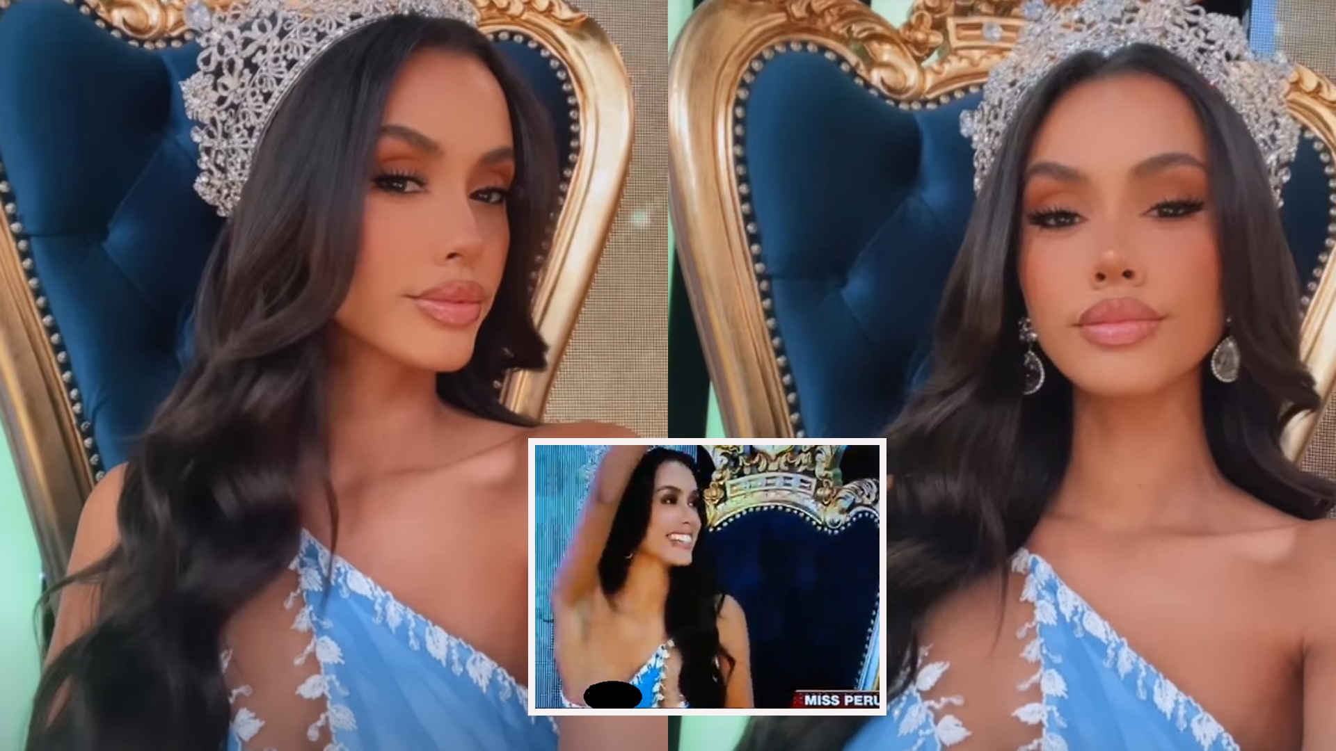Camila Escribens, ‘Miss Perú 2023′, tuvo accidente con vestuario y mostró más de lo esperado frente a cámaras