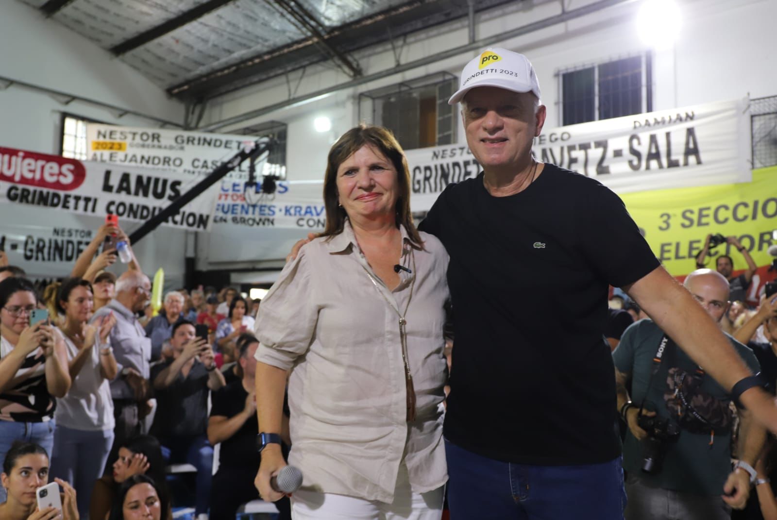 Patricia Bullrich y Néstor Grindetti 