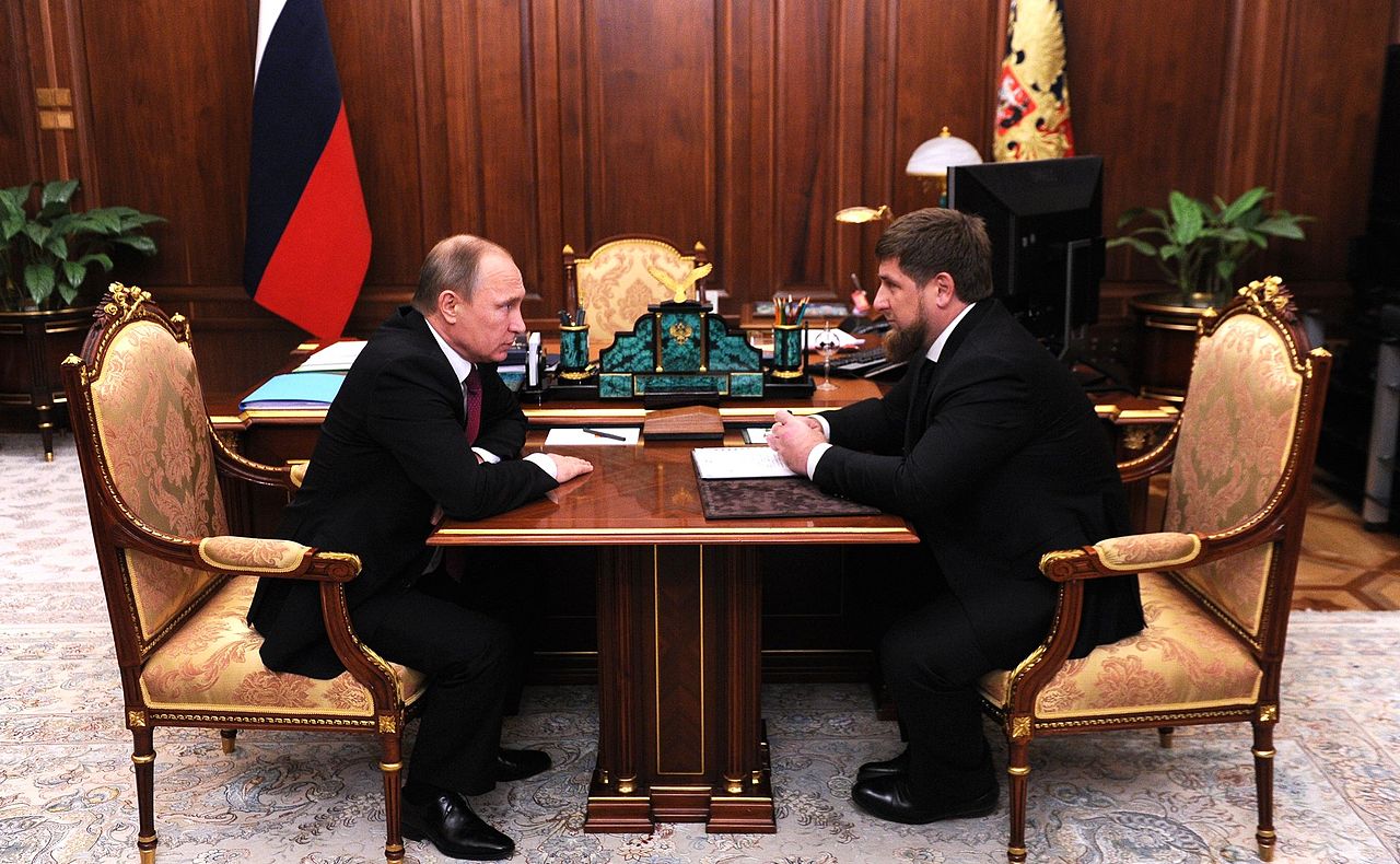 Vladmir Putin y Kadyrov