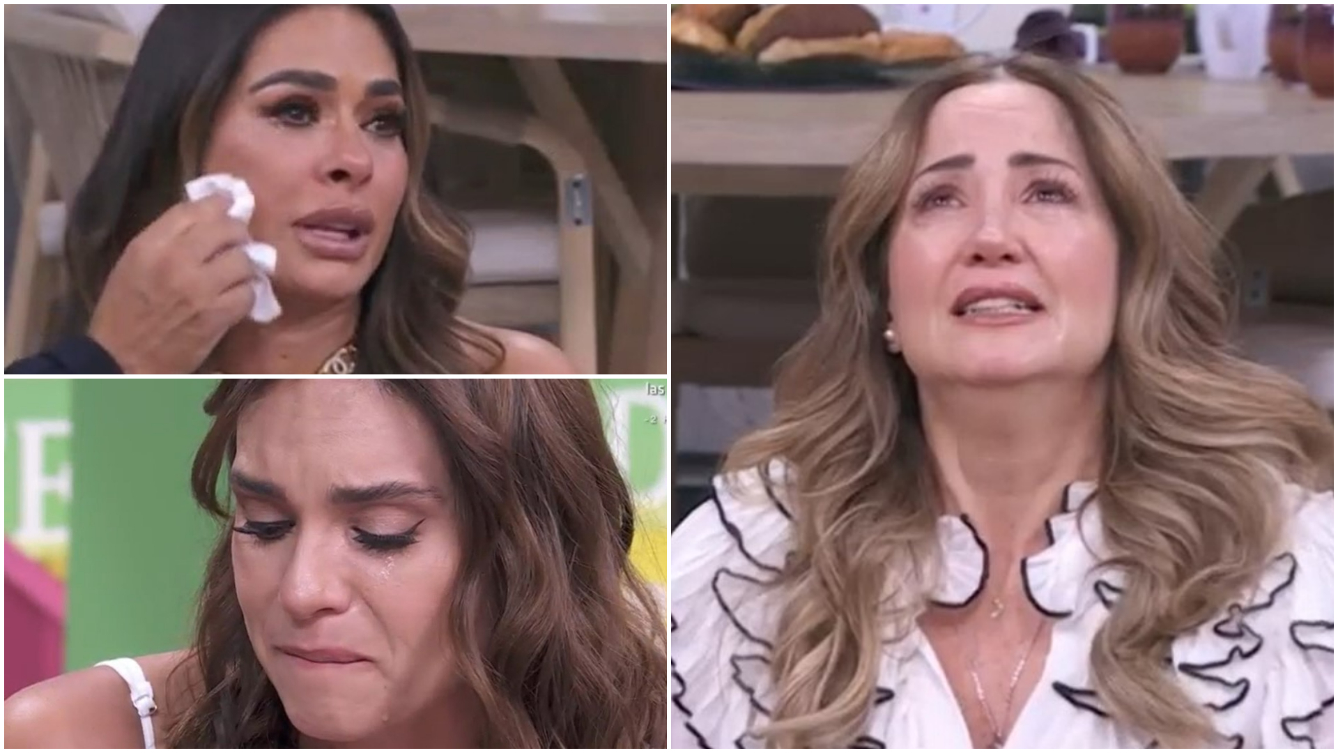 Galilea Montijo, Tania Rincón y Andrea Escalona lloran por el dolor de Andrea  Legarreta tras muerte de su madre | VIDEO - Infobae