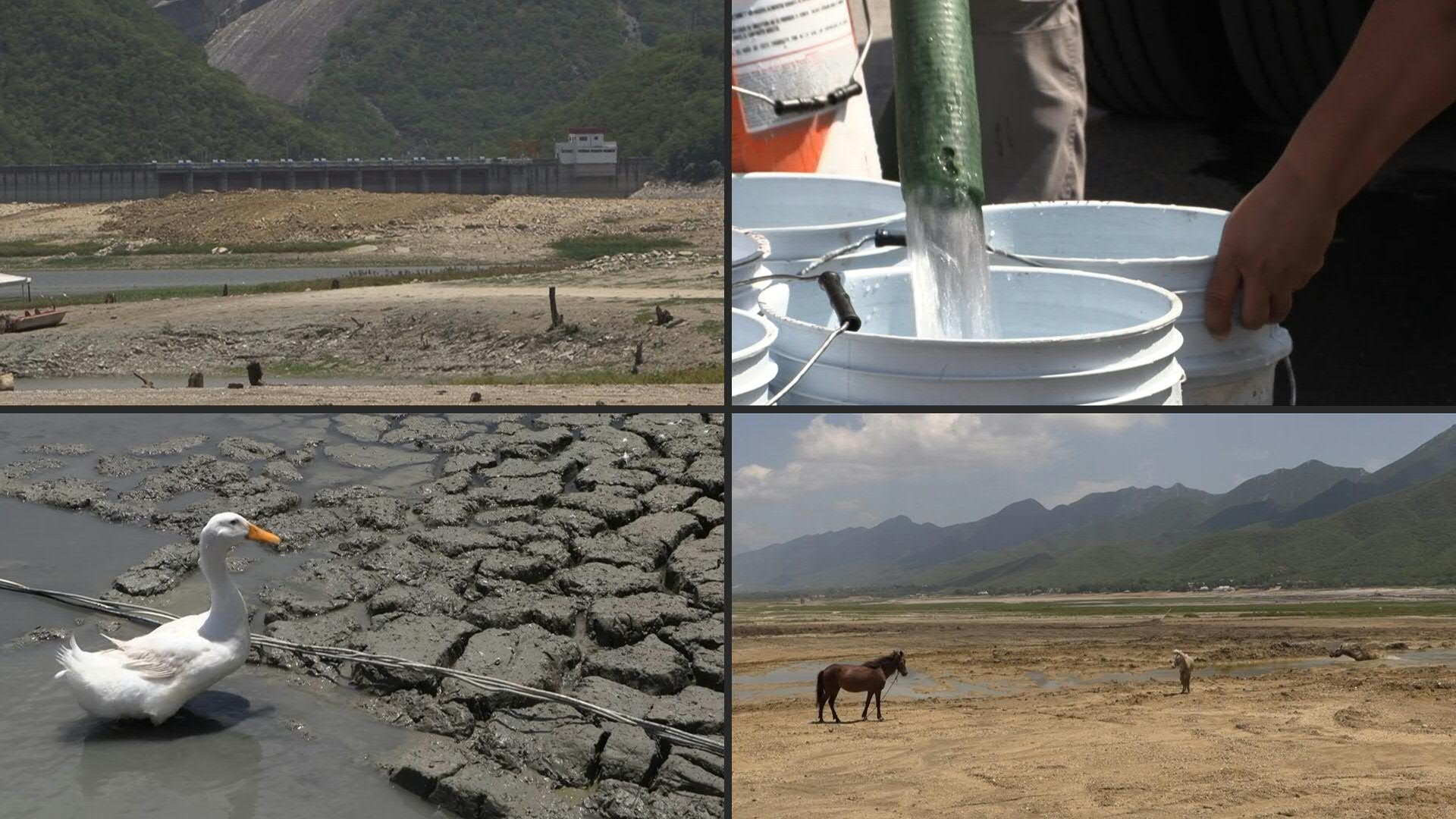 Nuevo León atraviesa un problema significativo de abasto de agua (Foto: AFP)
