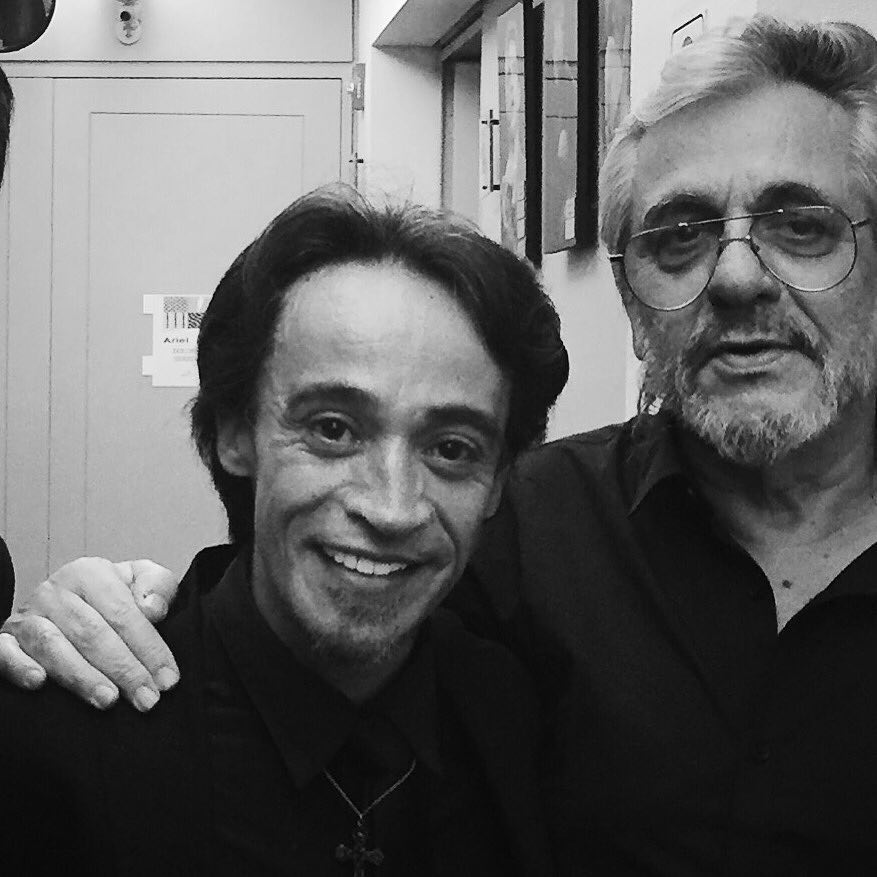 Aquí junto al actor Roberto Sosa, quien actuó en su aclamada película "¿Cómo ves?" (Foto: Instagram @robertososamx)