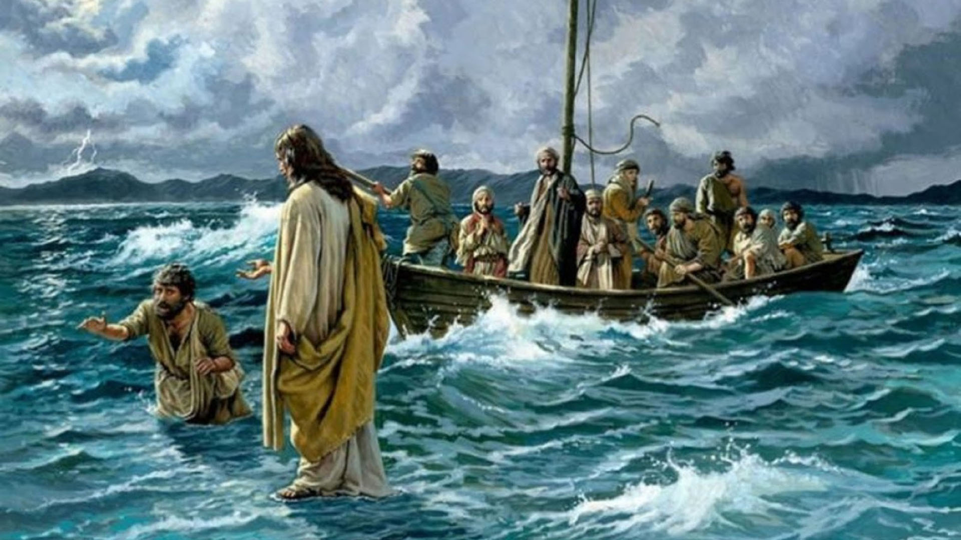 Betsaida aparece mencionada varias veces en los Evangelios, como escenario de varios milagros de Jesús. Aquí, caminando sobre las aguas para ir al encuentro de los discípulos
