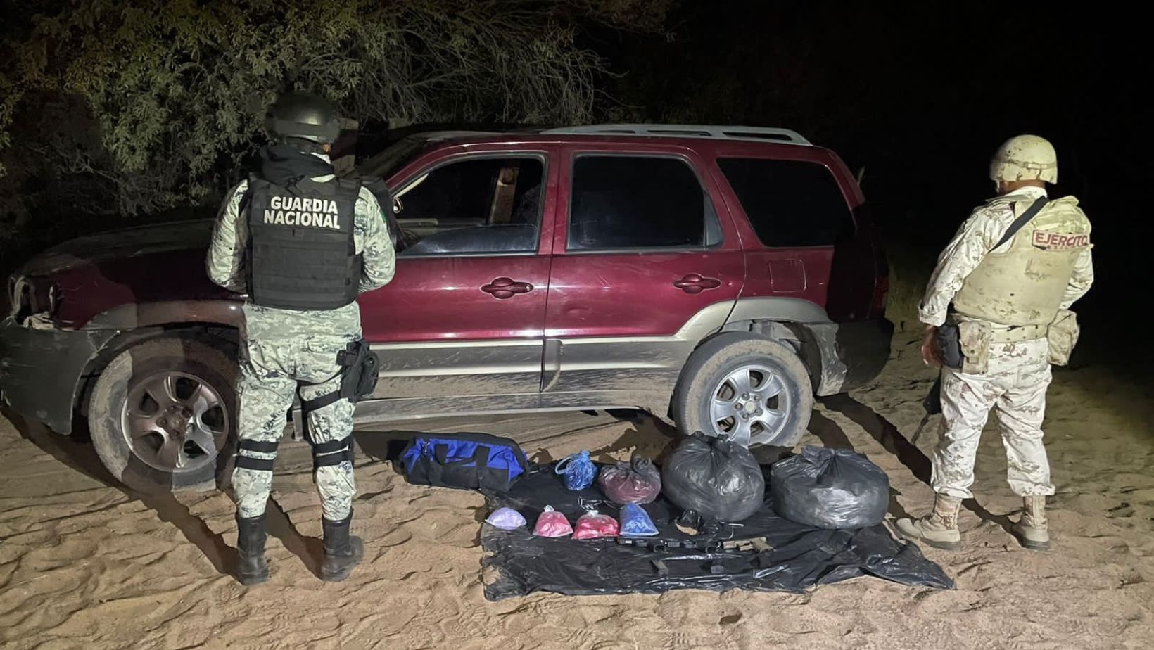 Guardia Nacional Decomisó 100 Paquetes De Marihuana En 10 Estados Del