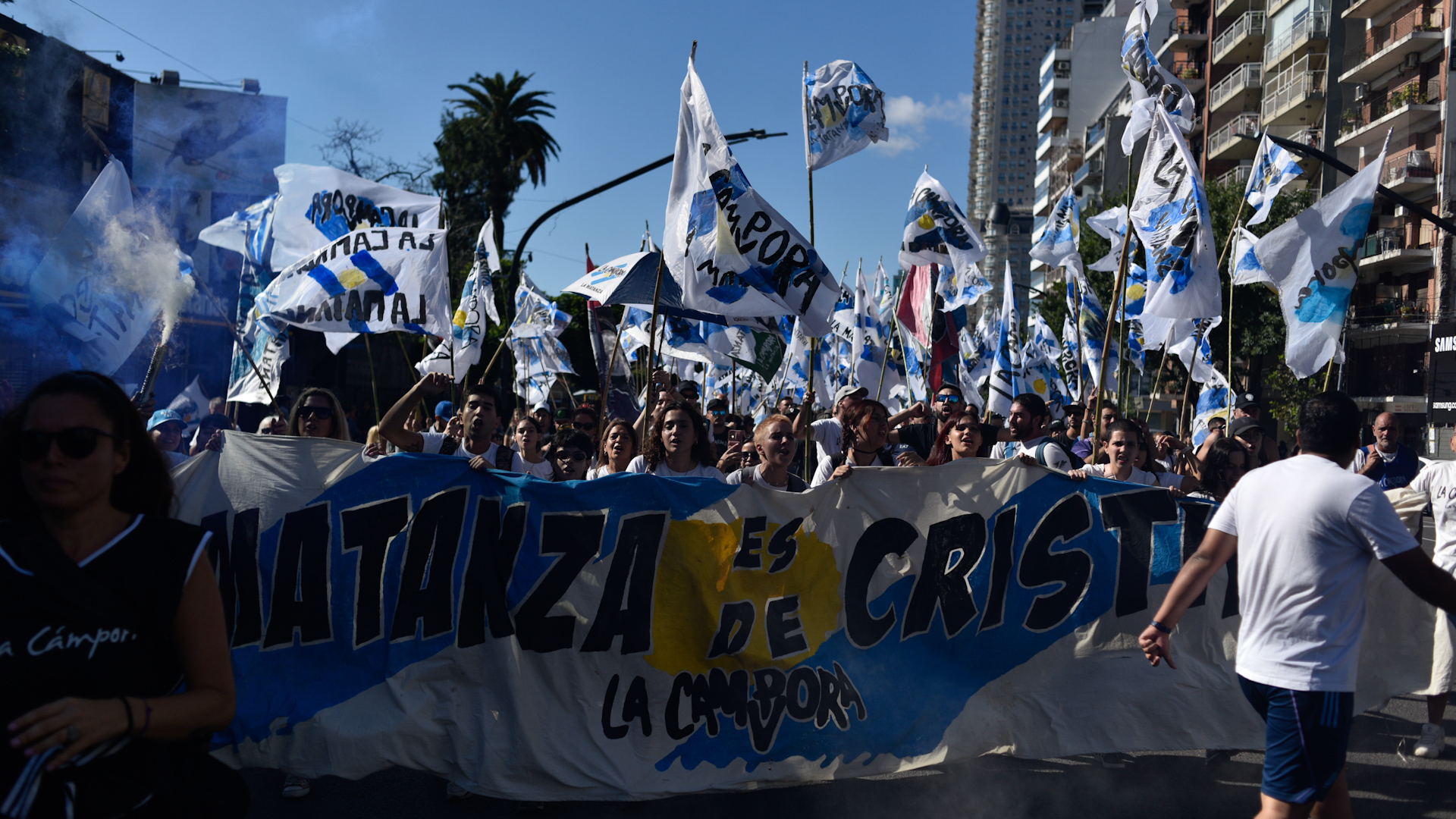 La militancia marchará por Libertador y Leandro N. Alem hasta desembocar en Plaza de Mayo.
