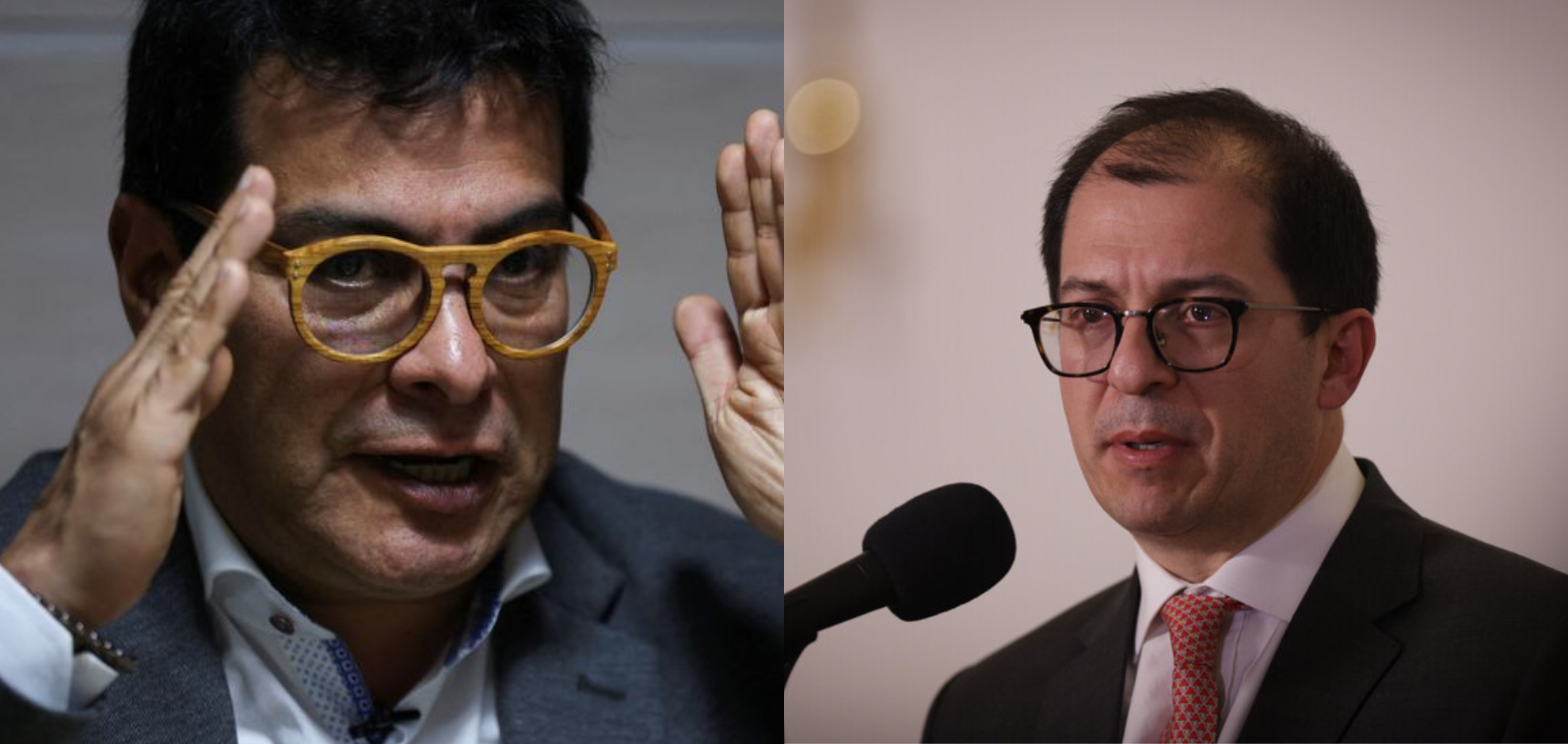 Nuevo agarrón entre Francisco Barbosa y Danilo Rueda: el Fiscal aseguró que el comisionado de Paz presentó una denuncia sin pruebas