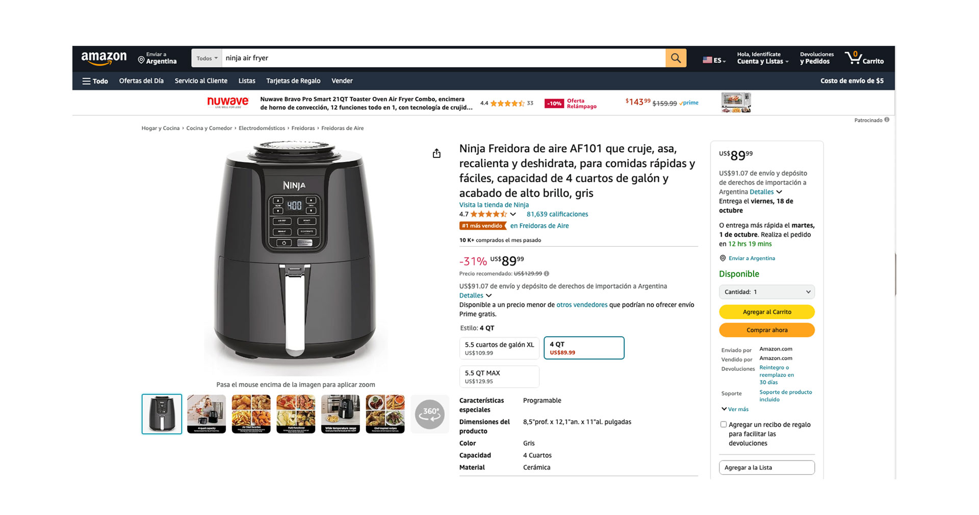 Amazon envio de 1 fashion a 2 meses