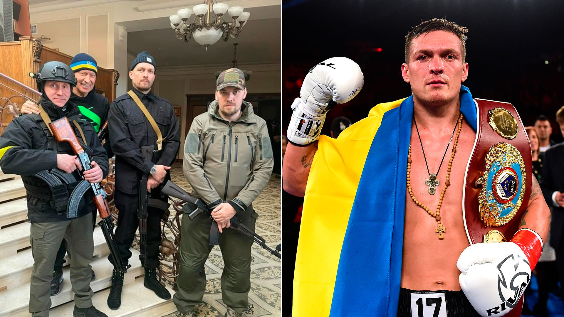 Del campo de batalla al ring: Oleksandr Usyk, el ucraniano que peleó contra la invasión rusa y buscará retener su cetro de los pesados ante Joshua