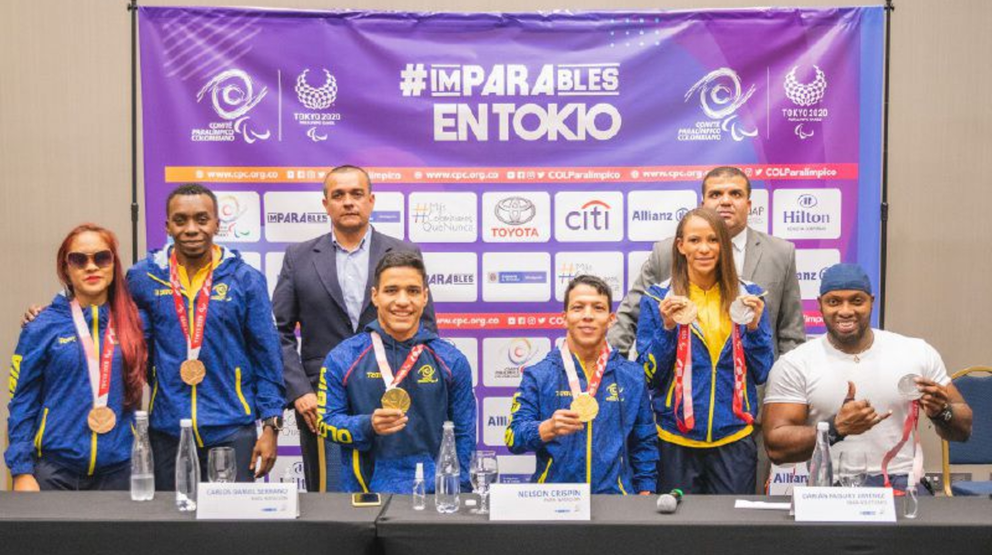 Regresaron al país los últimos integrantes del equipo colombiano en Tokio 2020. / Mindeporte