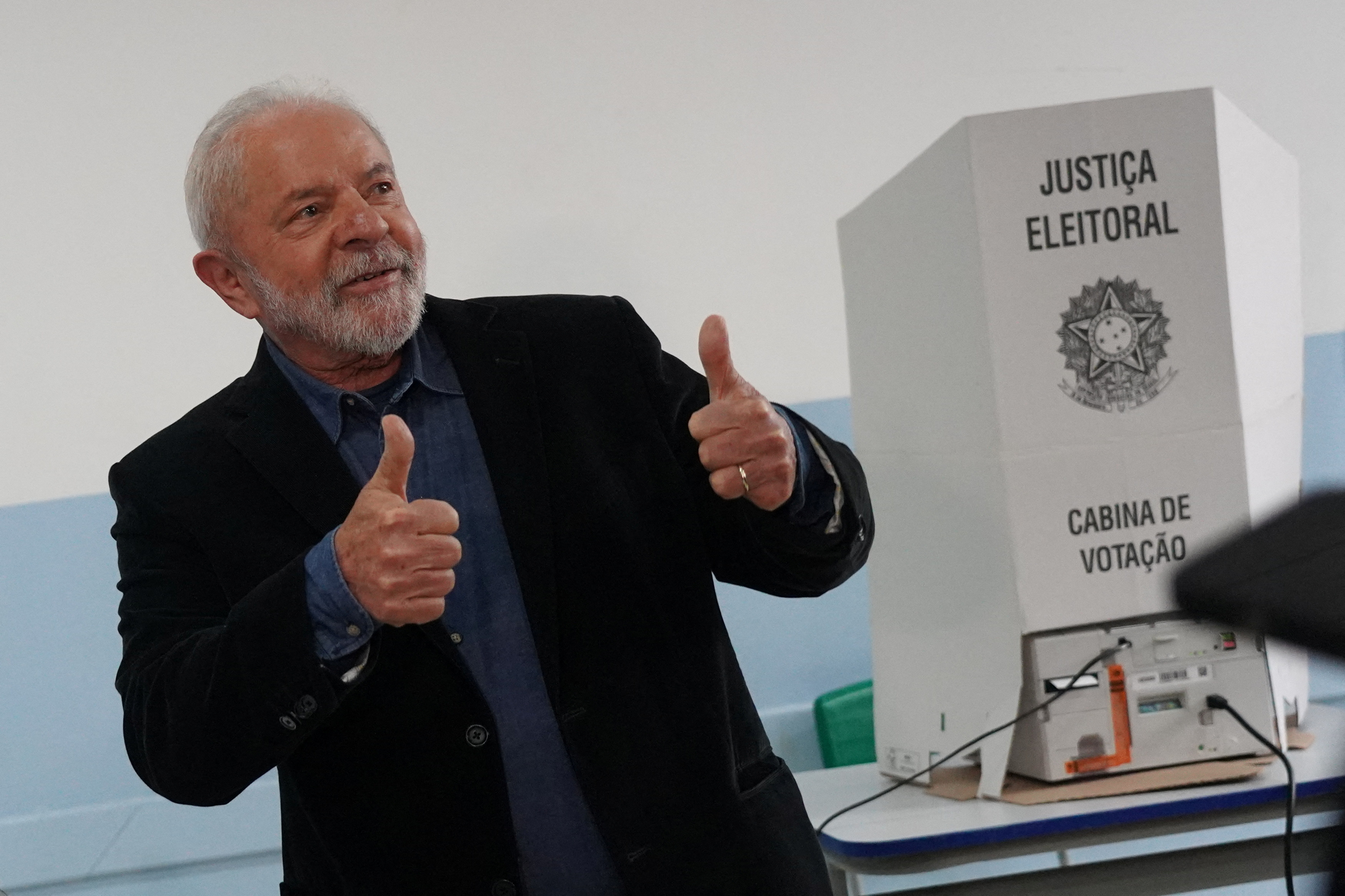 El voto de Lula da Silva (REUTERS/Mariana Greif)