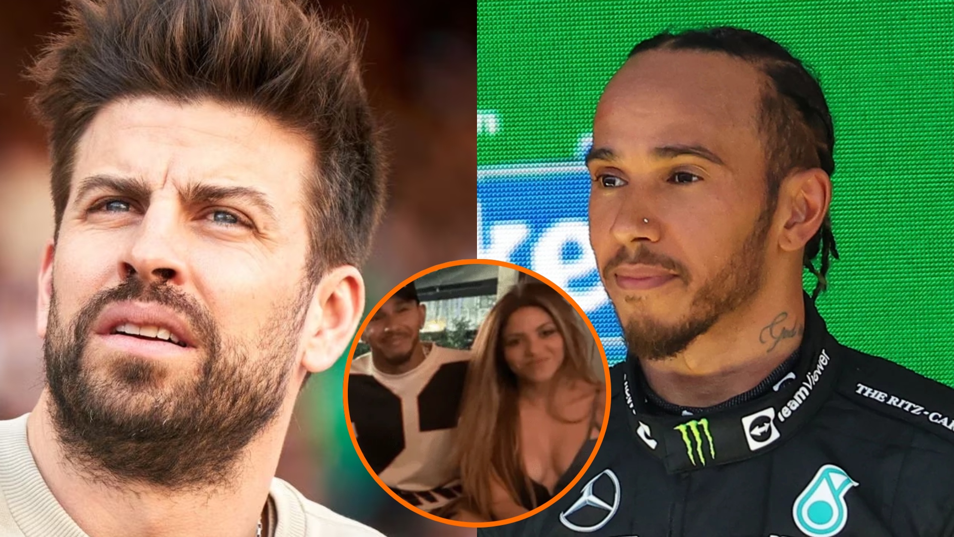 Gerard Piqué se incomoda cuando escucha el nombre de Lewis Hamilton tras rumores de romance con Shakira