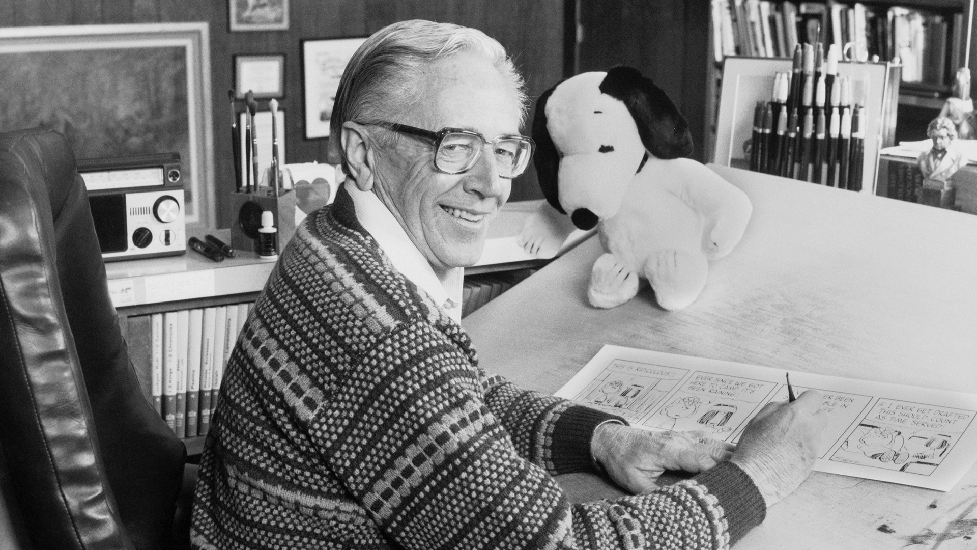 Se cumplen cien años del nacimiento de Charles M. Schulz, el historietista más exitoso de la segunda mitad del siglo XX. (Getty Images)