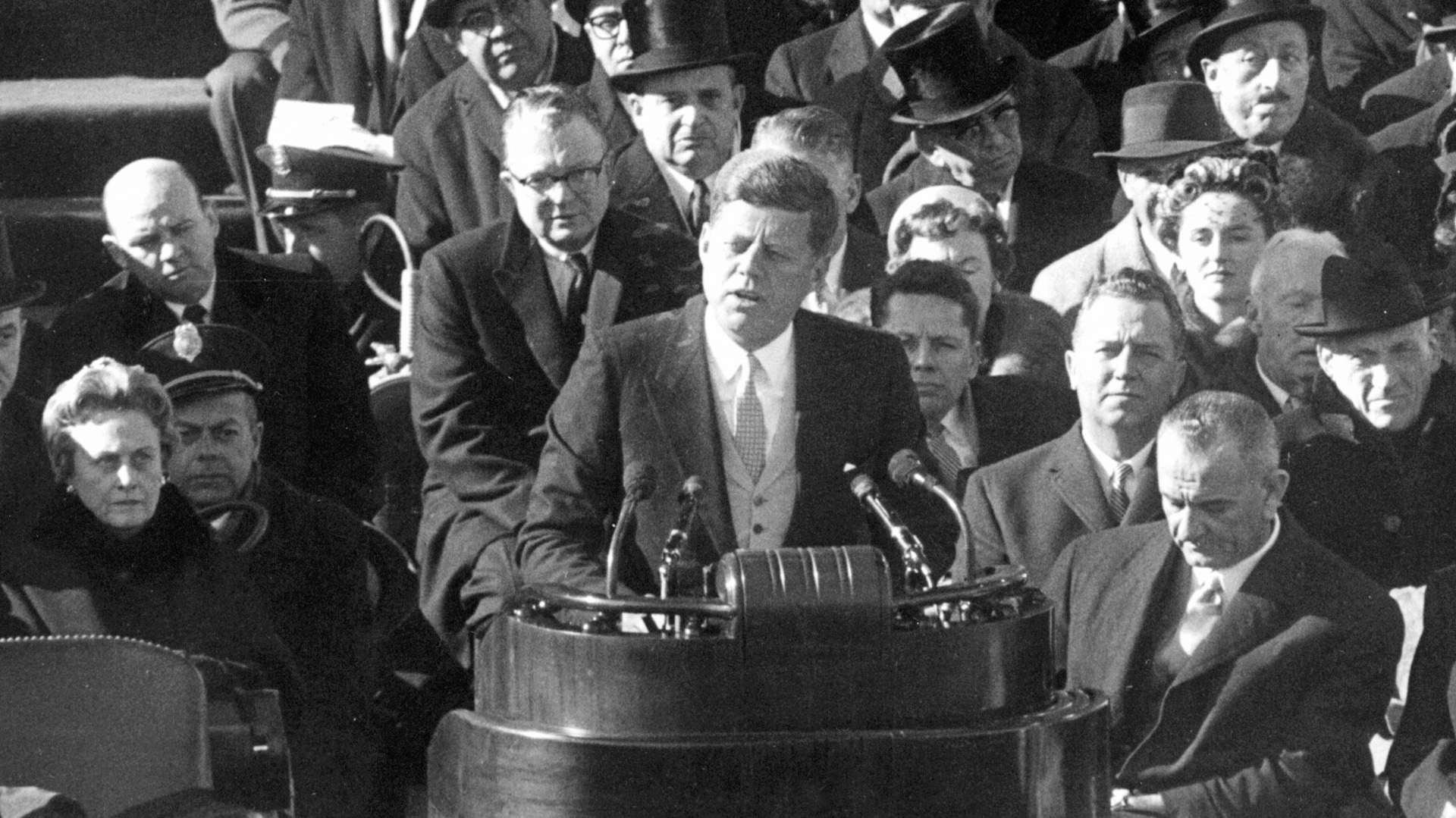 John F. Kennedy pronunció su discurso inaugural el 20 de enero de 1961 (George Tames/The New York Times)