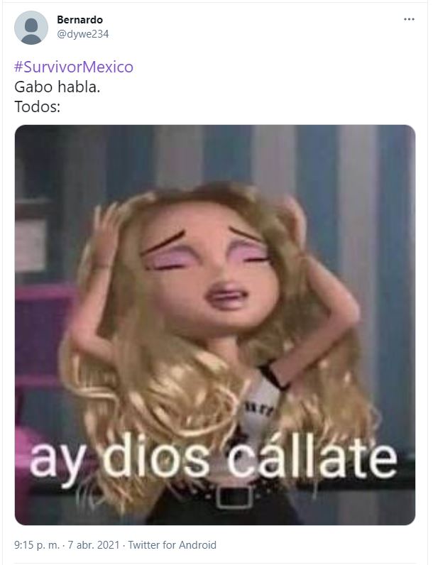 Otro de los memes de Gabo Cuevas (Captura de pantalla de Twitter)